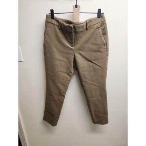 Theory Womens Trestra 2 Faded Wool Blend Dress Pants Career Khaki Size 10‎